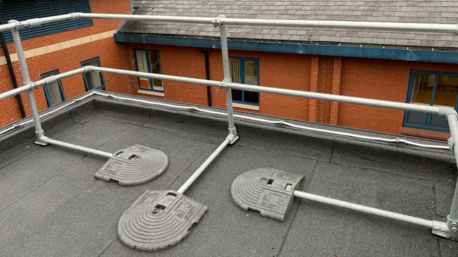 Permanent Roof Guardrail