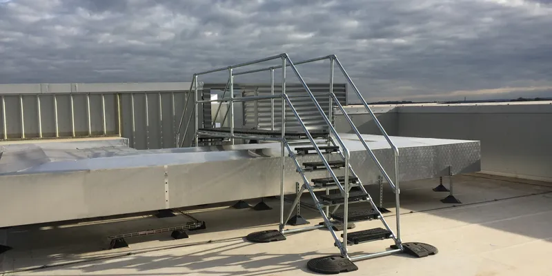 Kee Dome Skylight Railing - Fall Protection Railing for Skylights - Kee ...