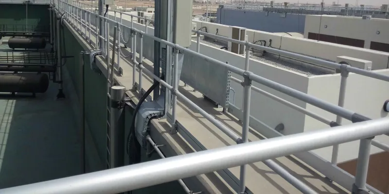 Pit Panel Railing PitProtect Maintenance Pit Cover for Fall Protection - Kee Safety