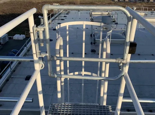 Self Closing Ladder Gate