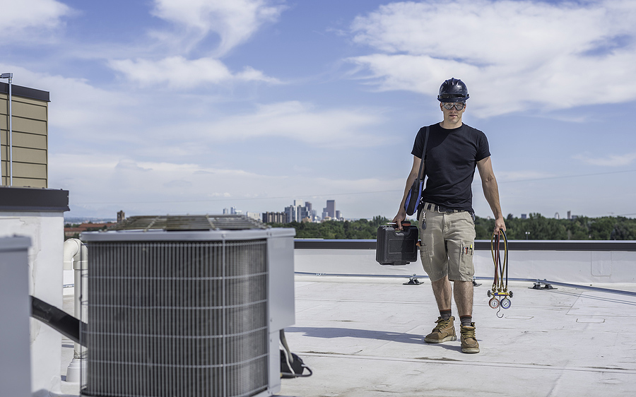 Bigstock Hvac Technician Standing By