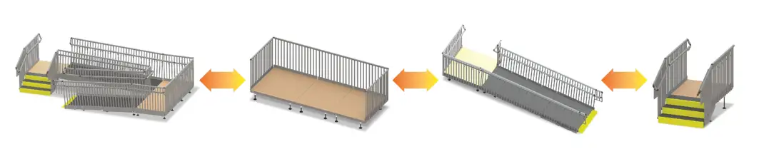Dhonalldia Ramp Modular DDA Ramps - Kee Safety