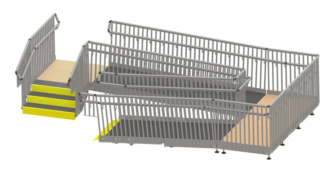 Modular Ramp Diagram Handicap Accessible Ramp Design 8,300+ Accessible Ramp Stock Photos,