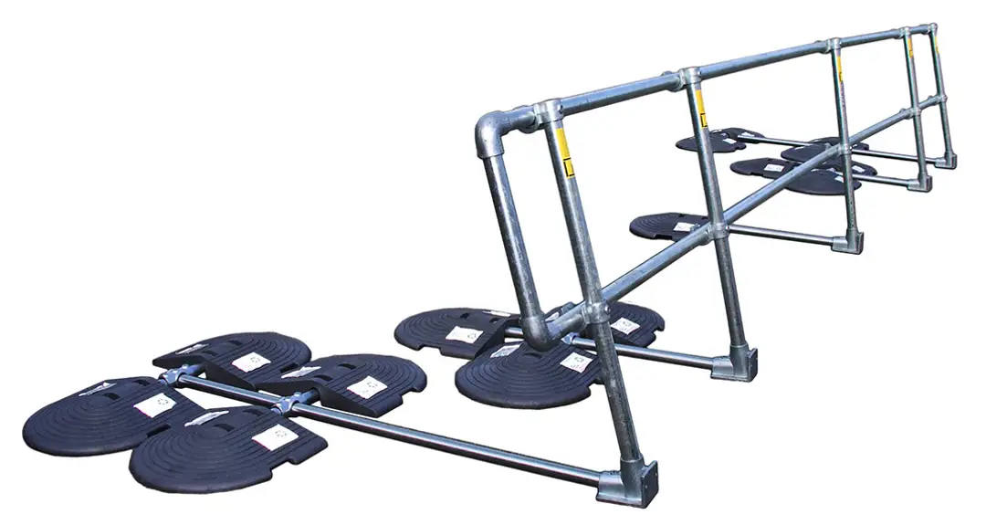 Kick Rail Rope Edge Protection Kee Guard® Roof Edge Protection & Safety Guardrails - Kee Safety