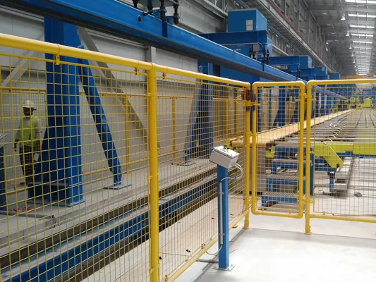 Safety Railing and Modular Guardrail made from Slip-on Railing Fittings ...