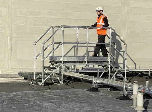 Step Over Access Platform