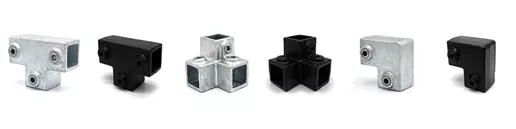Square Fittings | Fittings for square tube | Clamps for Box Section Steel