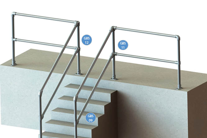 Handrail Uprights For Stairs